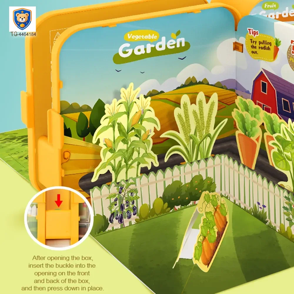3D Story Book Farm Theme, DIY Quiet Book — product view 4