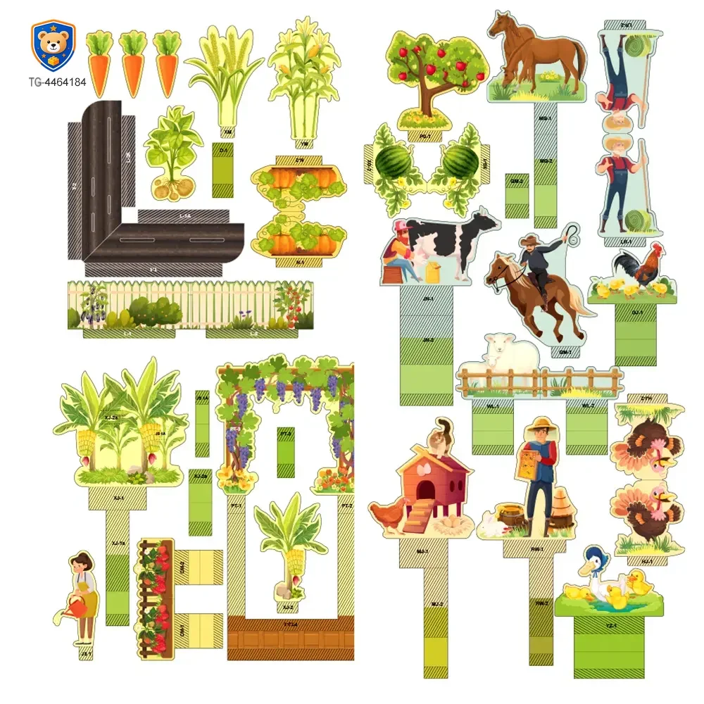 3D Story Book Farm Theme, DIY Quiet Book — product view 6