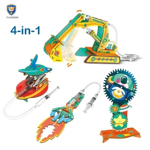 STEM Set, 4 in 1 Hydraulic Machinery Kit