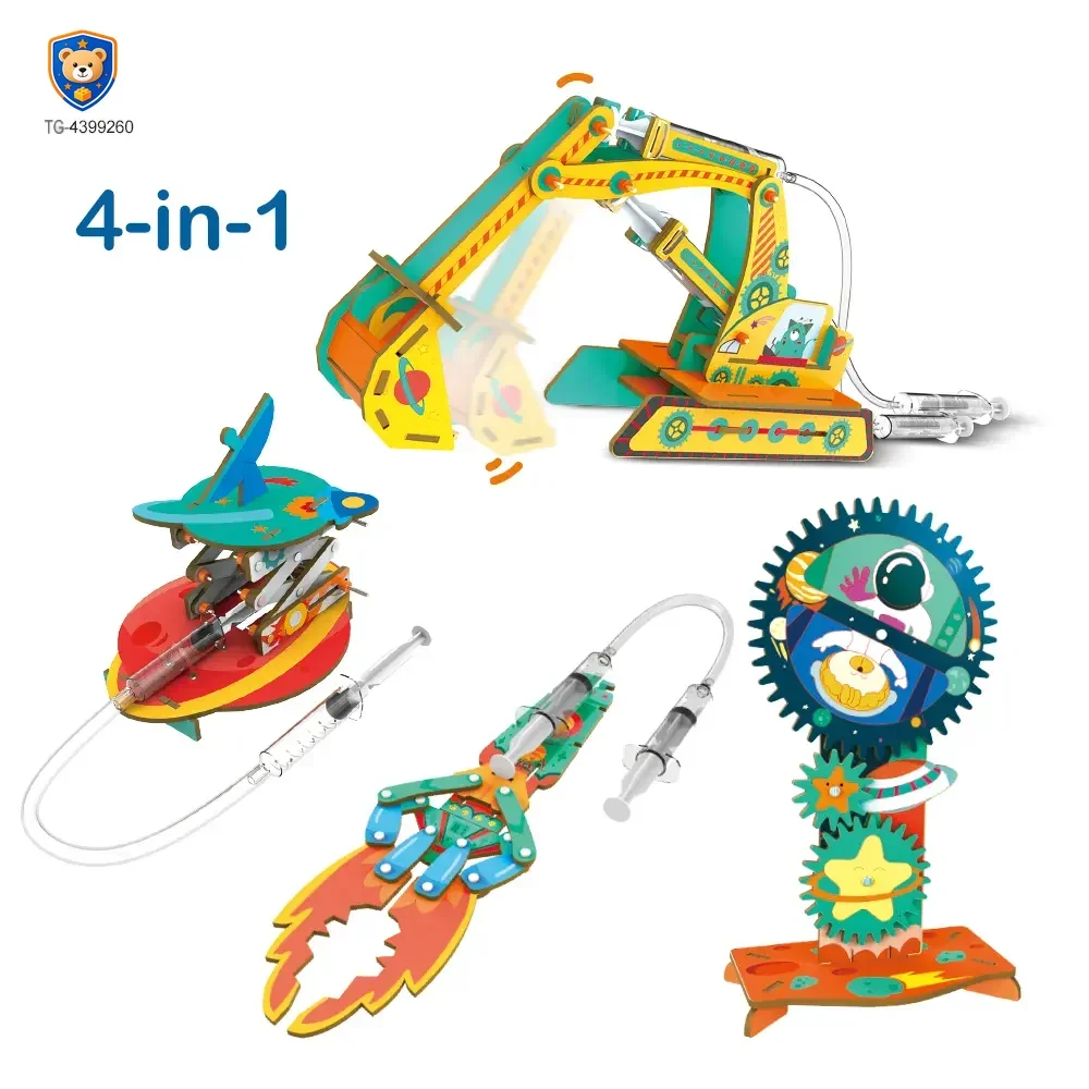 STEM Set, 4 in 1 Hydraulic Machinery Kit — product view 1