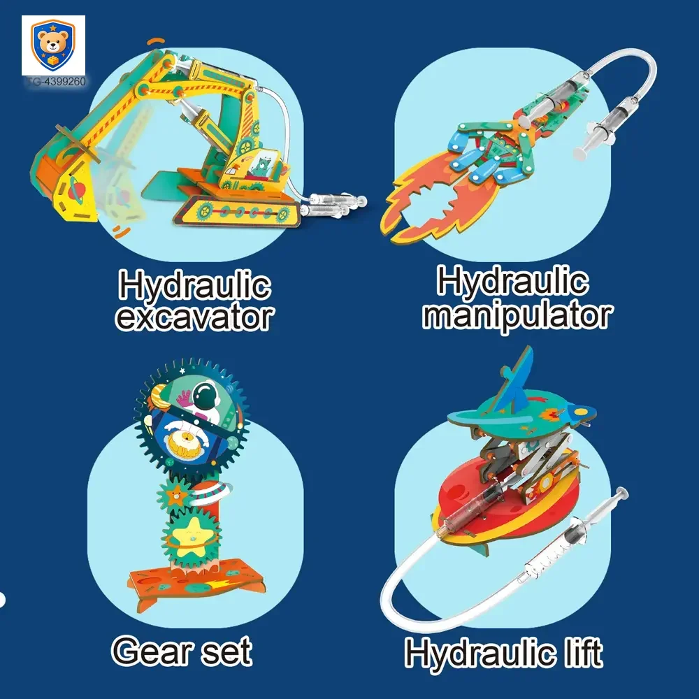 STEM Set, 4 in 1 Hydraulic Machinery Kit — product view 2
