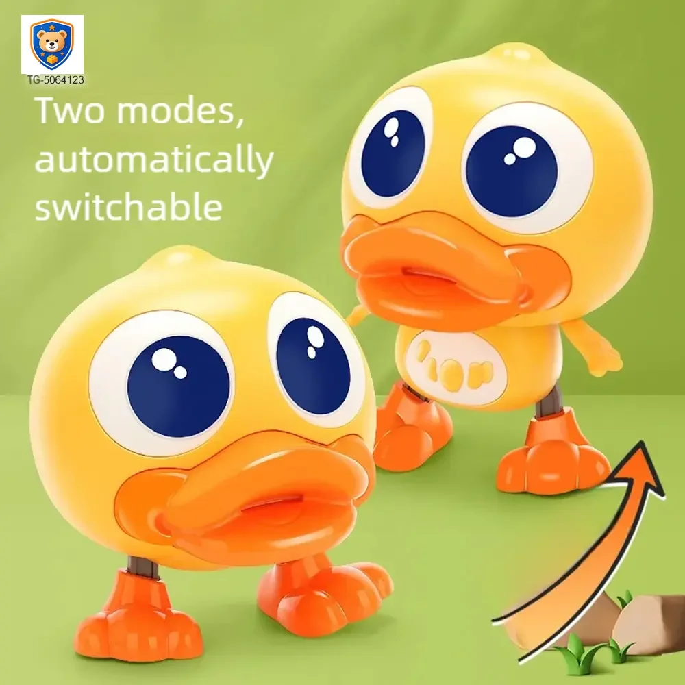 Electric Walking Duck Toy, Transformable, music, and light — product view 2