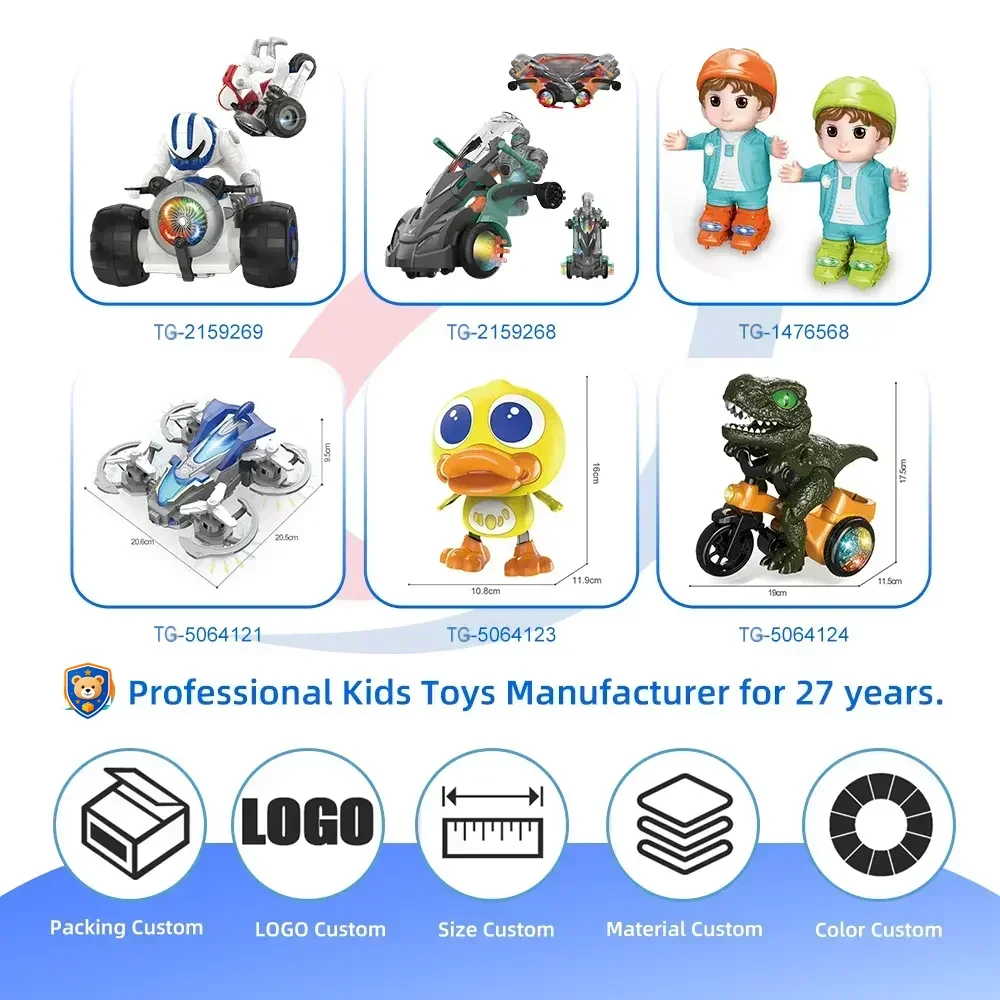Electric Walking Duck Toy, Transformable, music, and light — product view 5