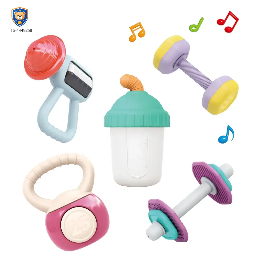 Baby Teether and Rattle Set, Fitness Theme (TG4449258) — product detail panel 1