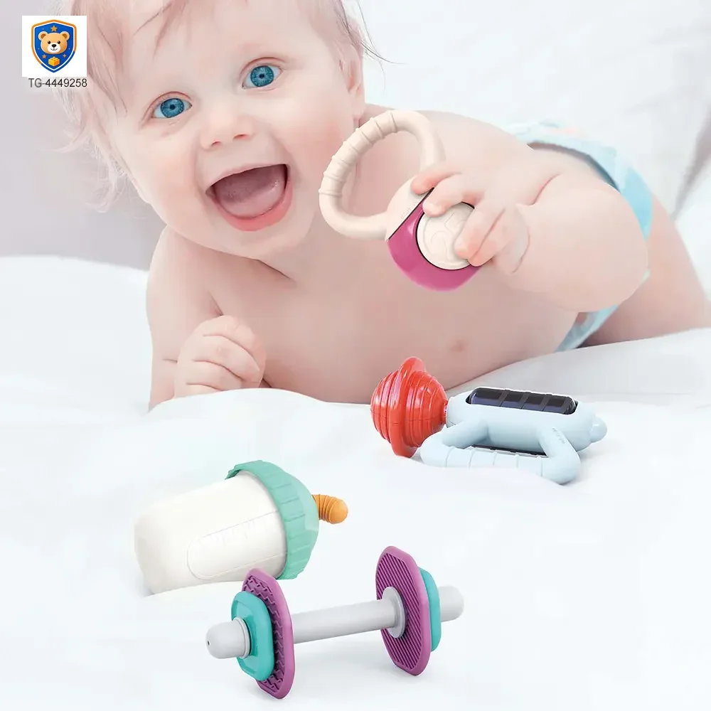 Baby Teether and Rattle Set, Fitness Theme — product view 2