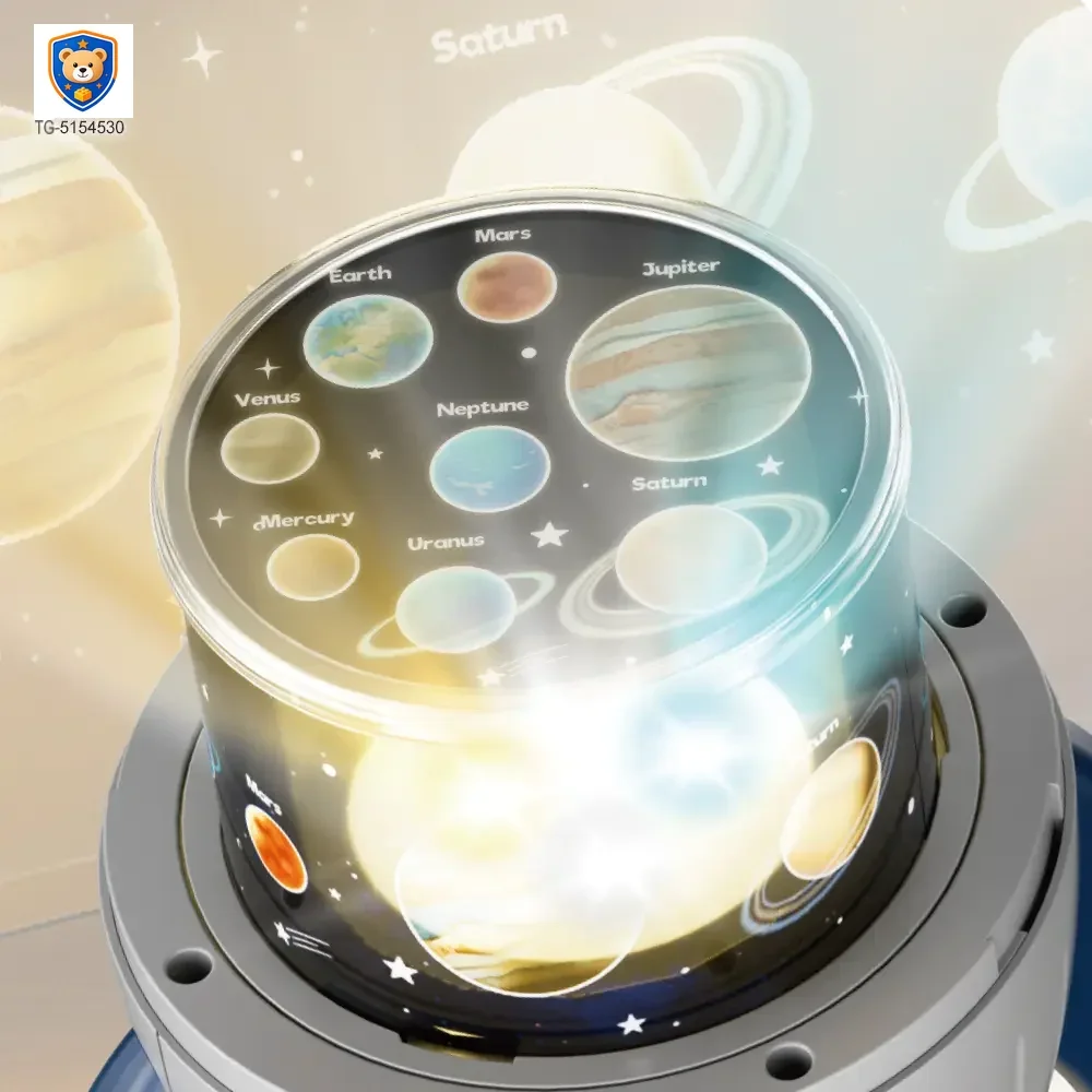 Star Projector Night Light, Space Rocket-Shaped Toy — product view 5