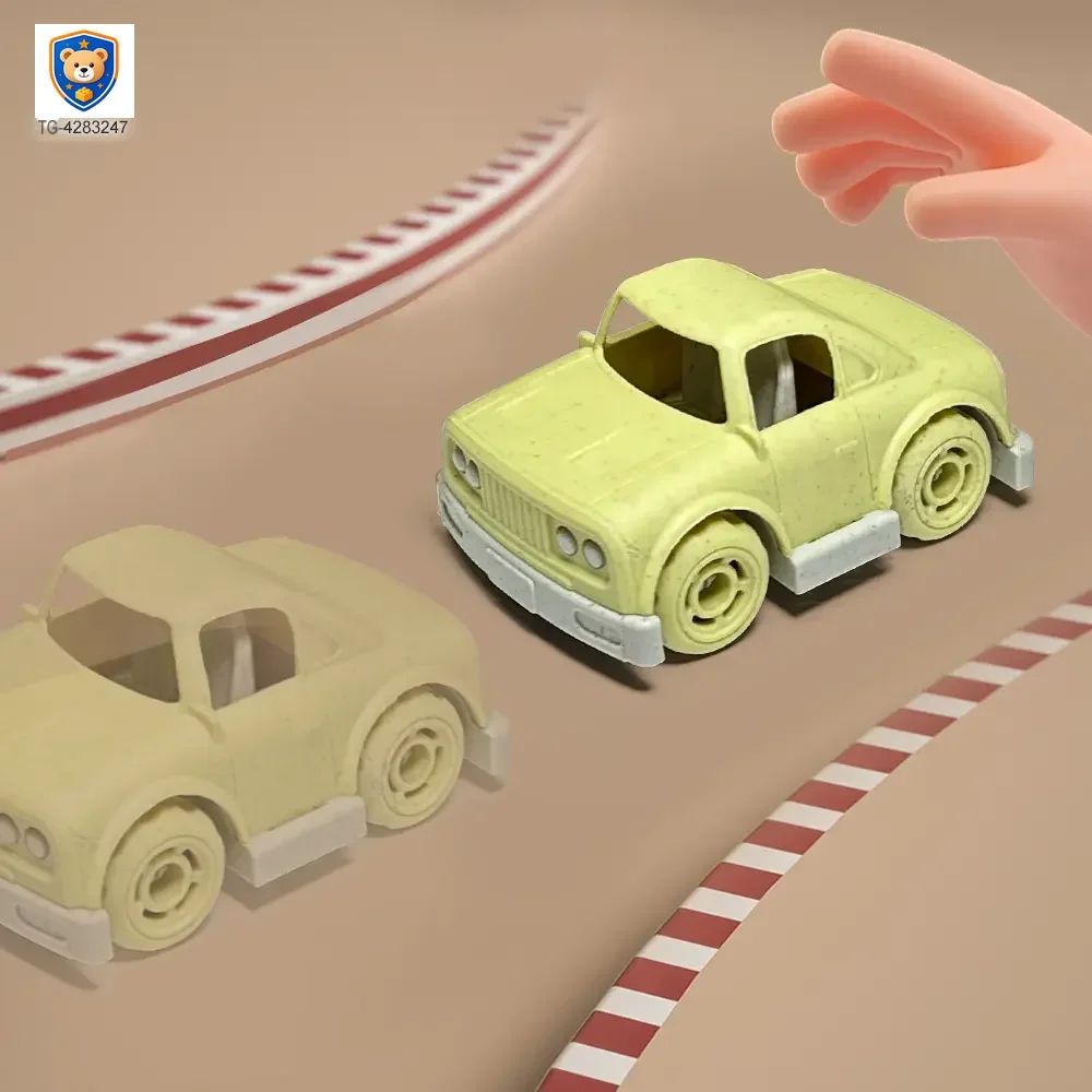 Wheat Straw Car Toy, Trailer Truck — product view 5