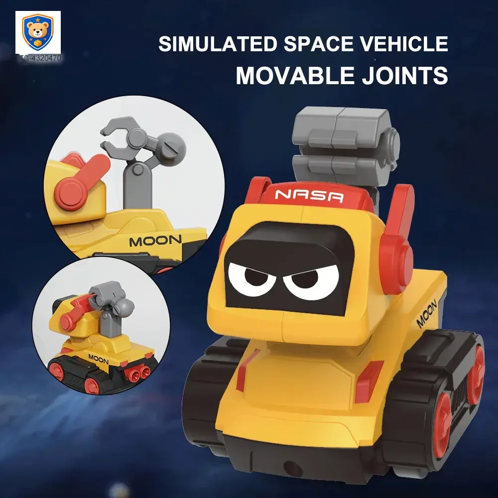 Press-and-Go Toy Car, Space Engineering Themed — product view 4