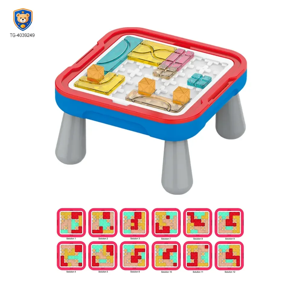 2-in-1 Kids Logic Block Tangram, DIY Tangram Board — product view 4
