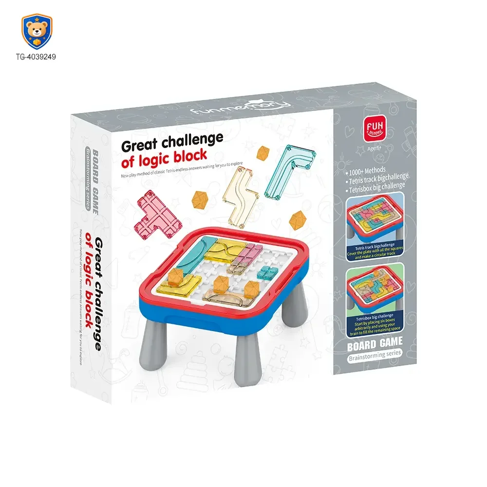 2-in-1 Kids Logic Block Tangram, DIY Tangram Board — product view 6