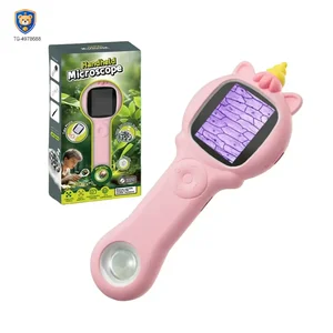 Digital Microscope Toy for Kids, Portable, Handled