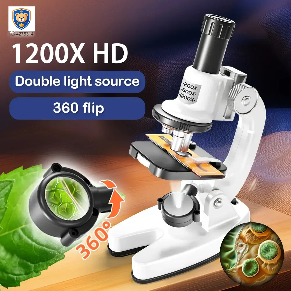 Biological Microscope Toy for Kids, Students — product view 4