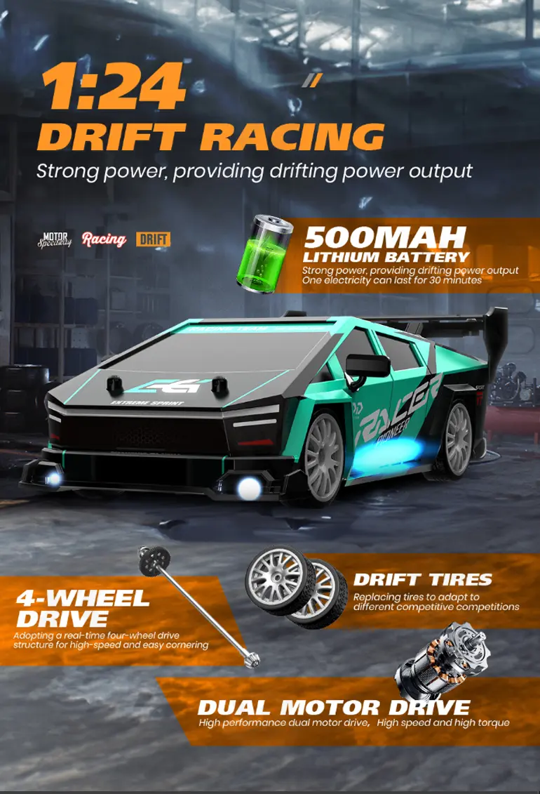 1:24 Scale RC Drift Car Supply (TG4375027) — product detail panel 3