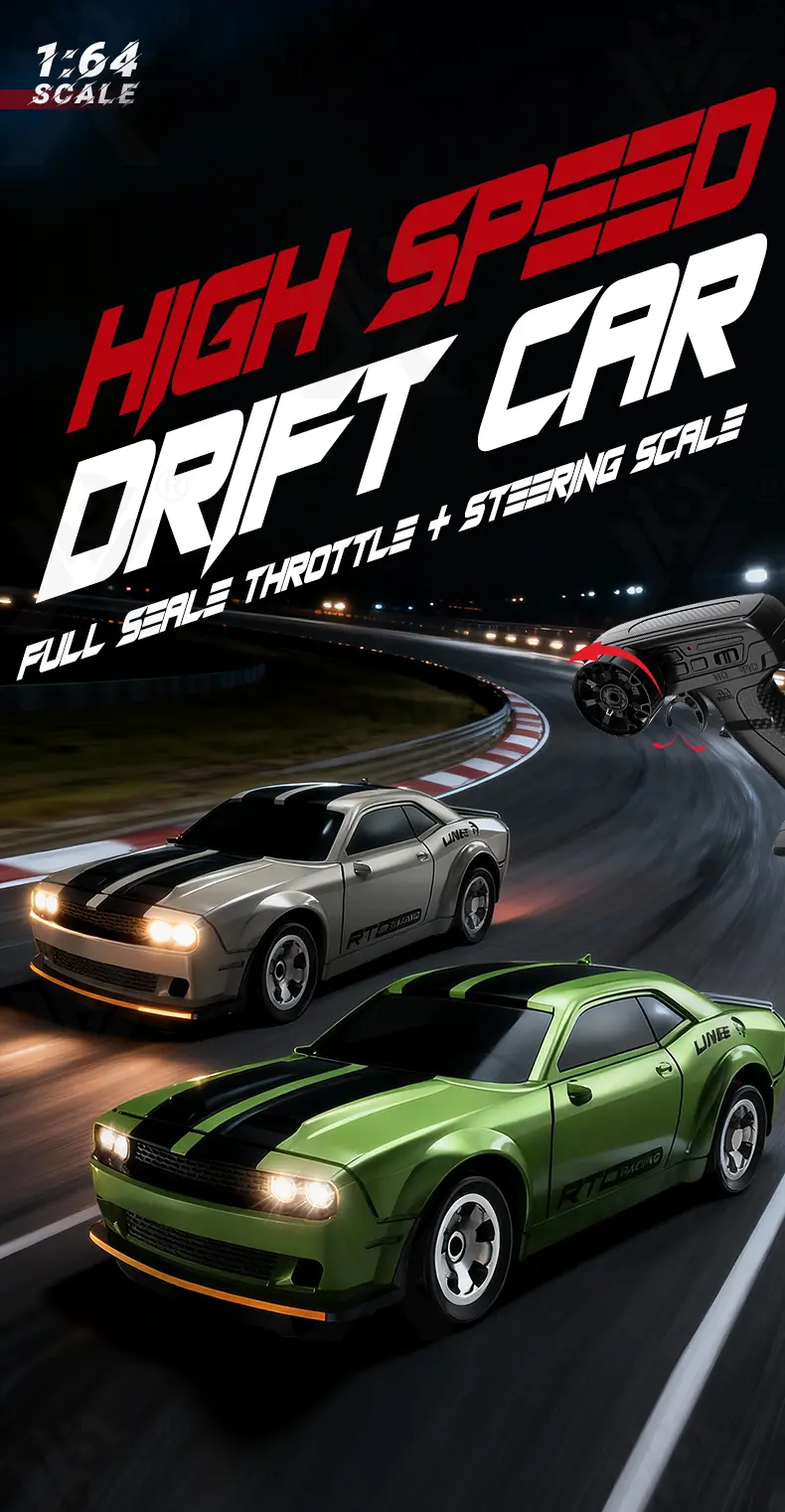 1:64 Scale Desktop Drift Car, Type-C Charging (TG4974344) — product detail panel 1