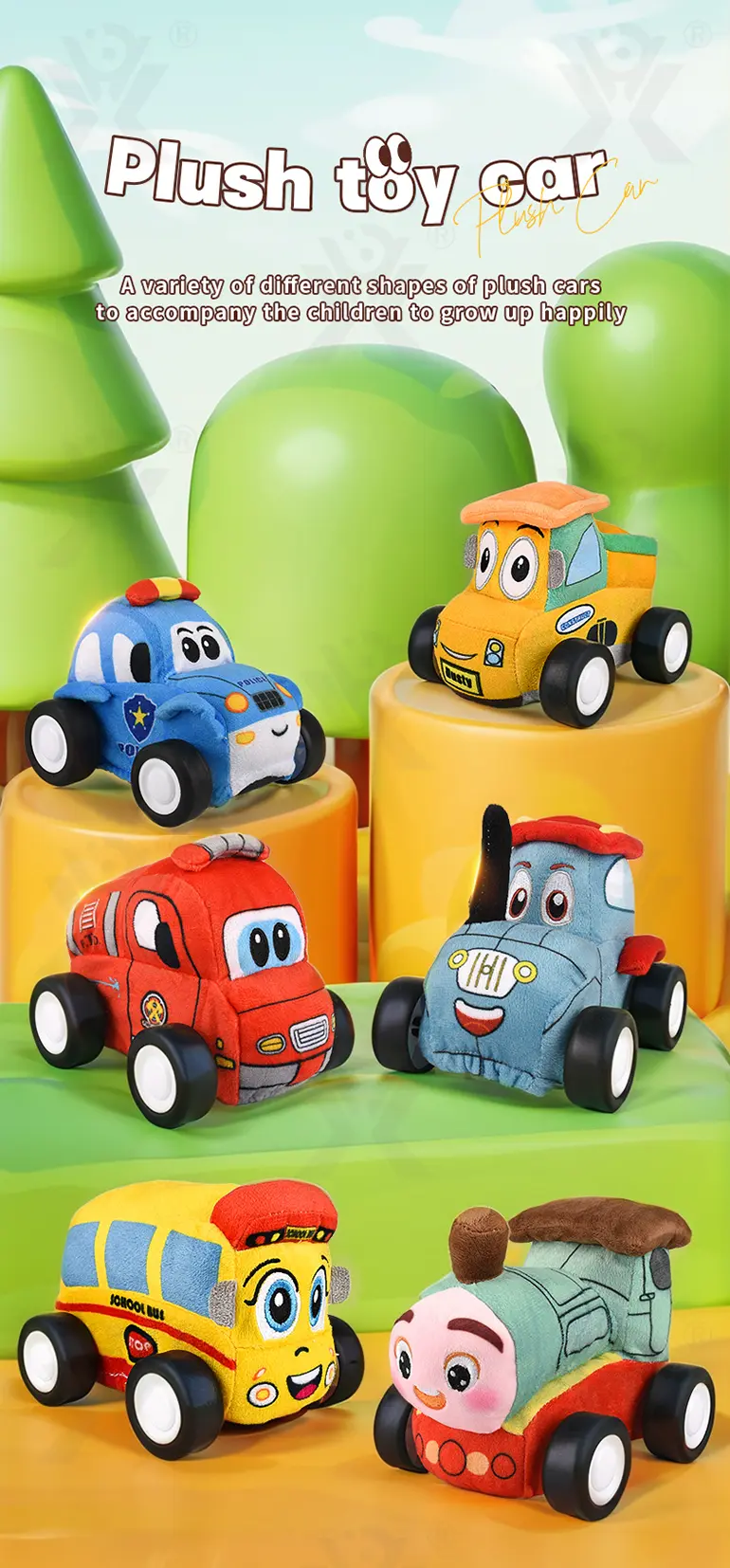 RC Plush Car Toy, Engineering Theme (TG4507815) — product detail panel 1