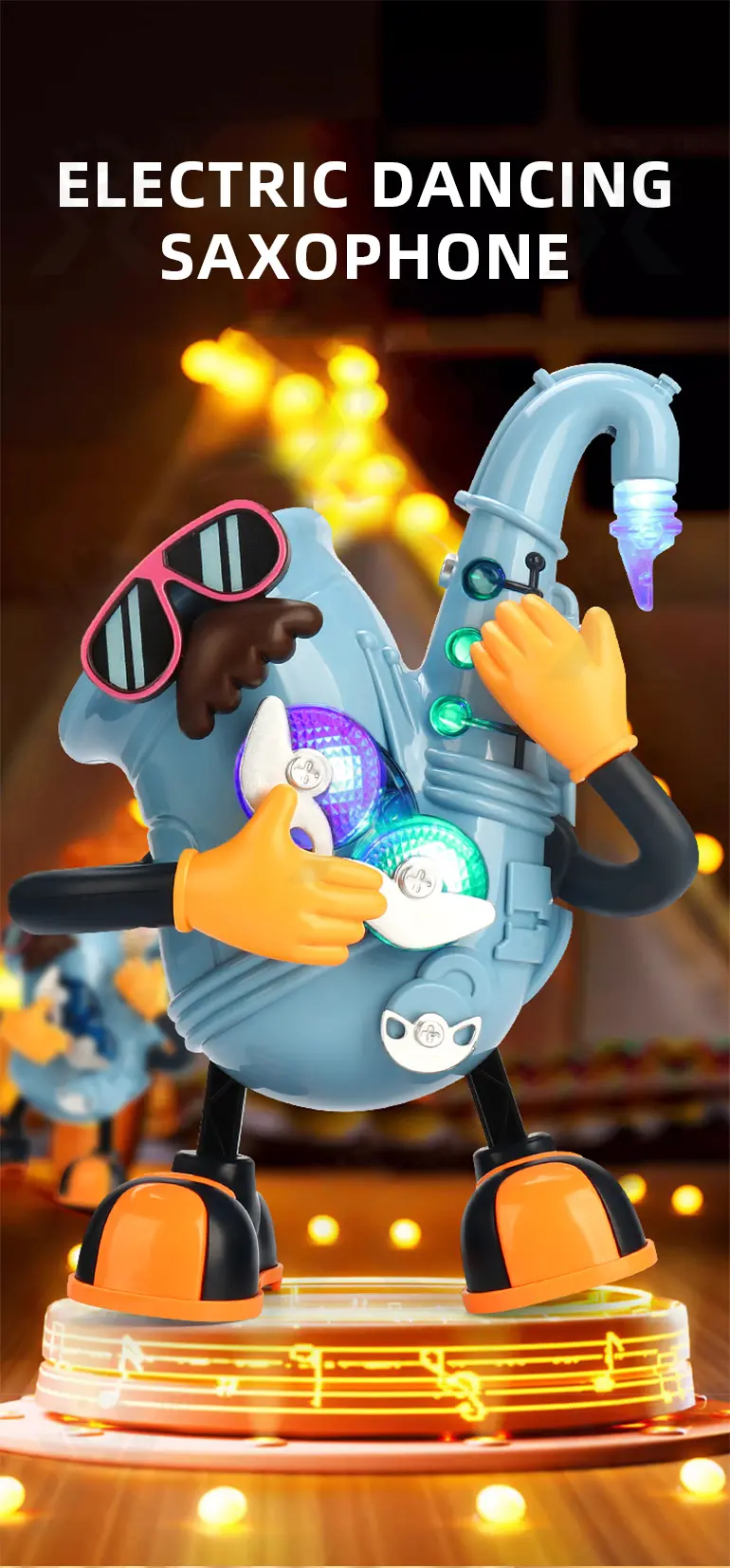 Dancing Saxophone Toy, Building the Sense of Rhythm (TG4268781) — product detail panel 1