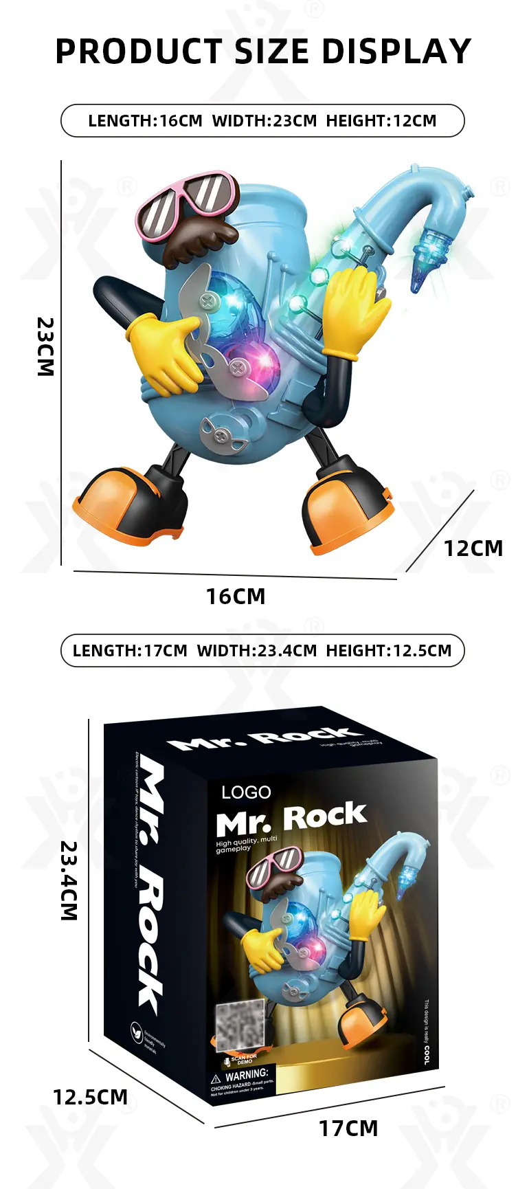 Dancing Saxophone Toy, Building the Sense of Rhythm (TG4268781) — product detail panel 8
