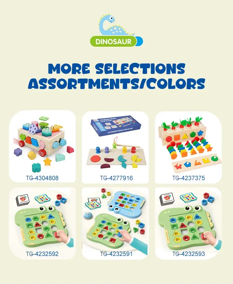Shape Pairing Puzzle Toy, Dinosaur Outlook (TG4232591) — product detail panel 9