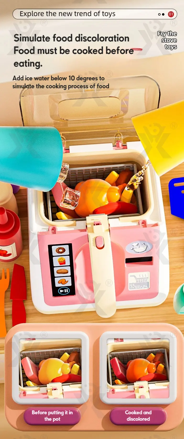 Electric Frying Pot Toy Set (TG4539058) — product detail panel 3
