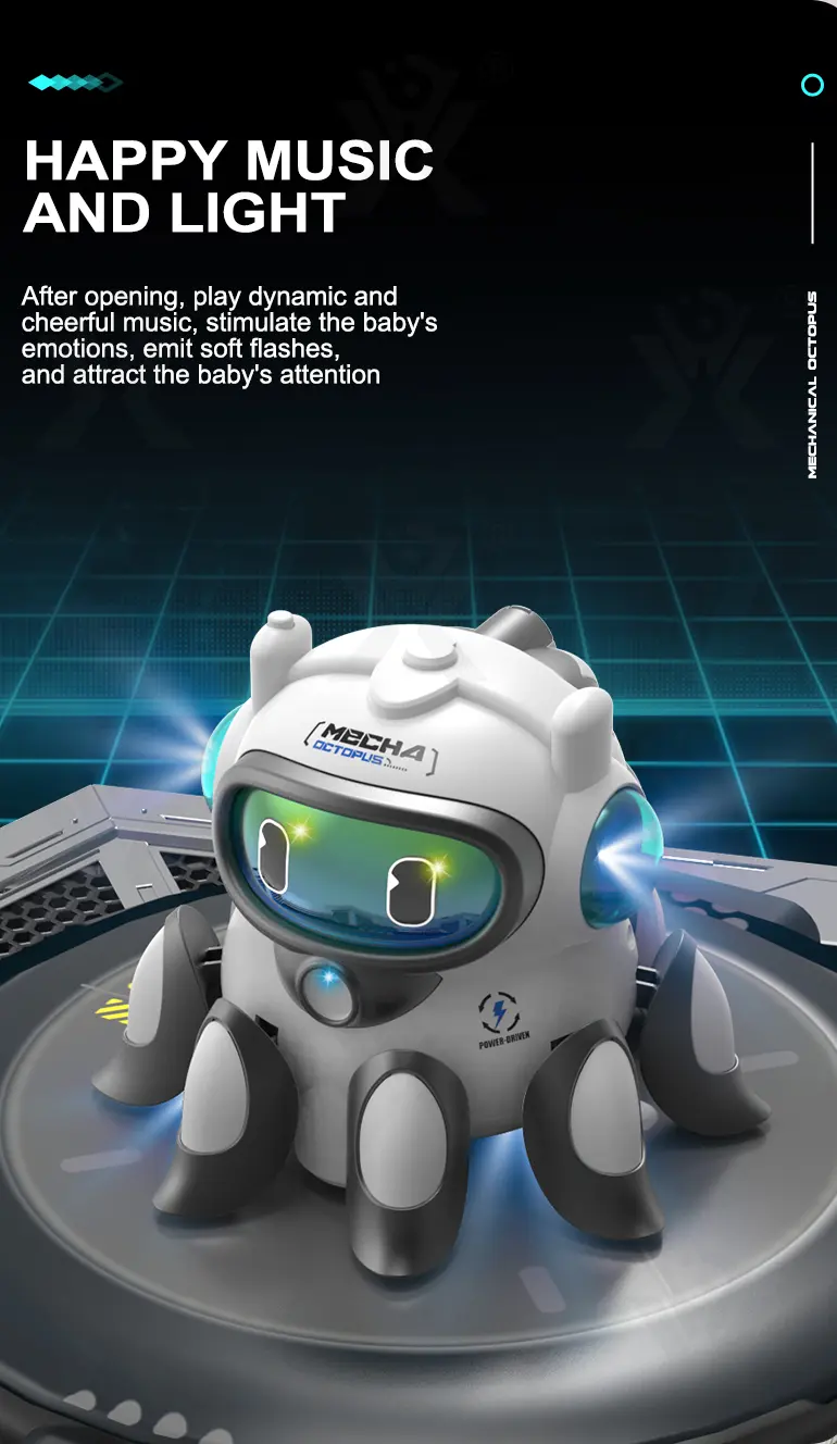 Kids Electric Mechanical Octopus Toy (TG4387778) — product detail panel 5