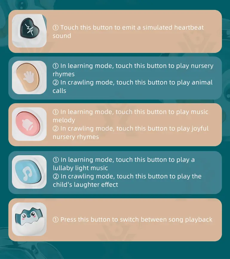 Electric Penguin Toys, Crawling and Learning Modes (TG2122548) — product detail panel 3