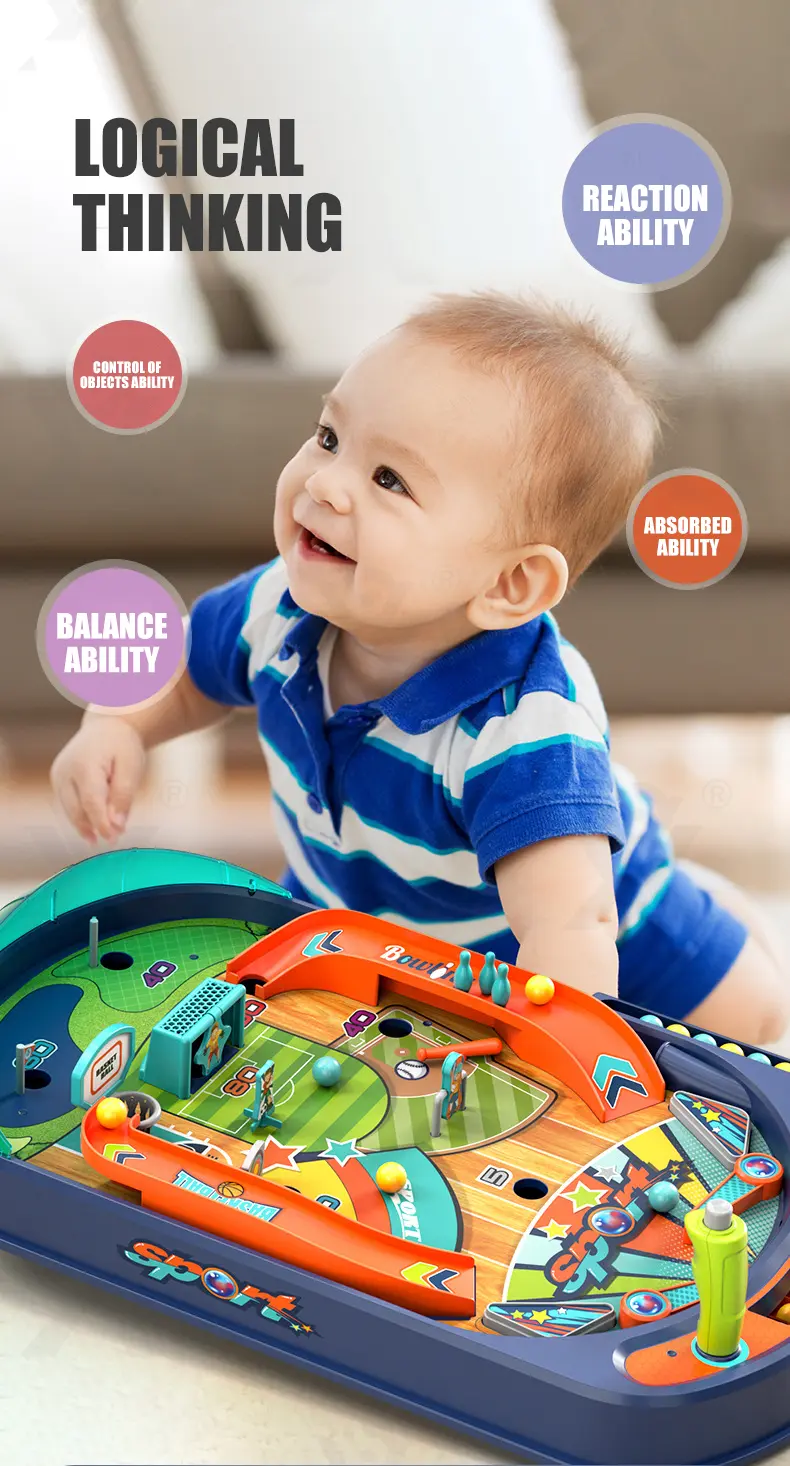 Kids Pinball Game Table Machine (TG4313919) — product detail panel 3