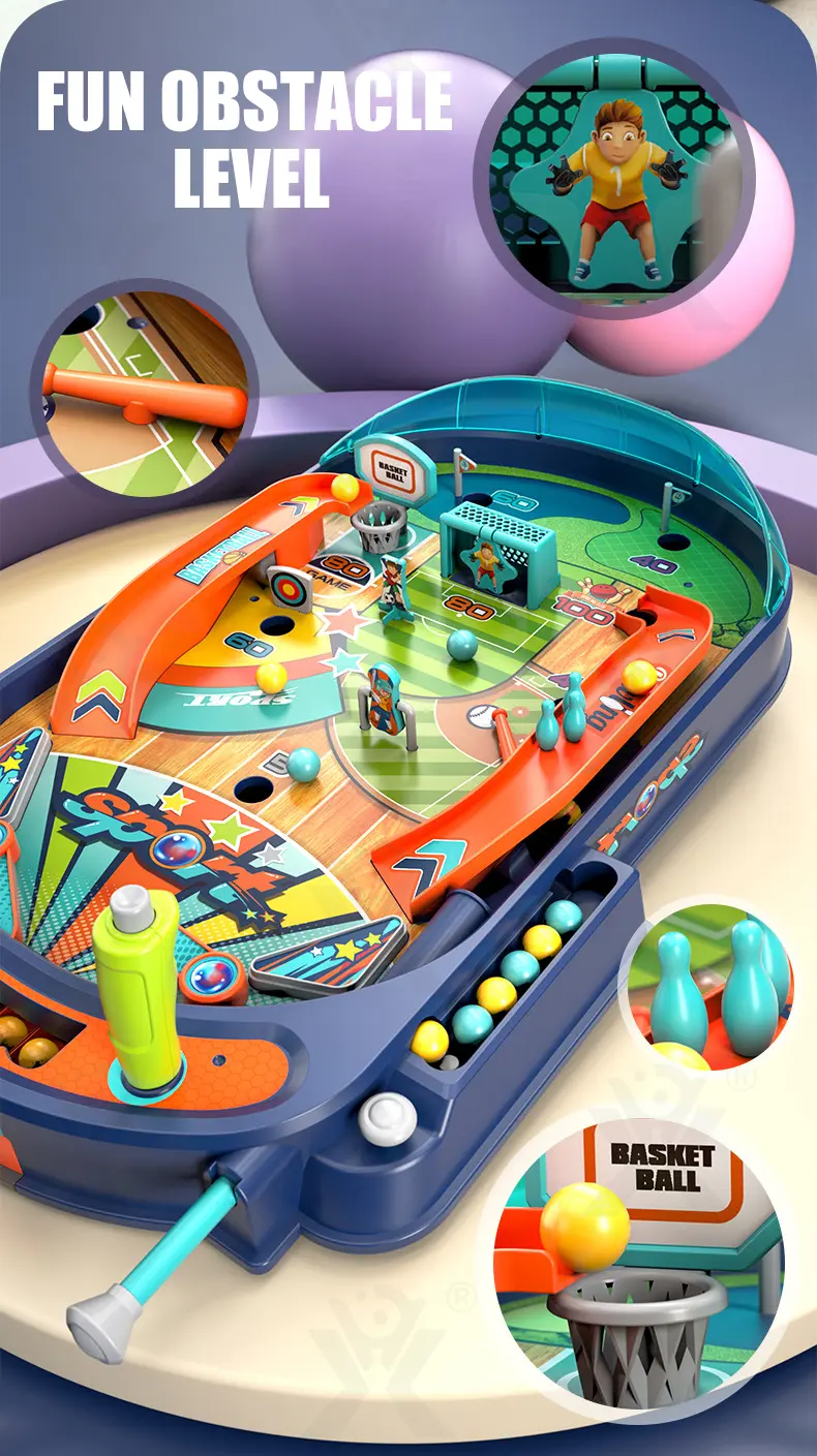 Kids Pinball Game Table Machine (TG4313919) — product detail panel 4