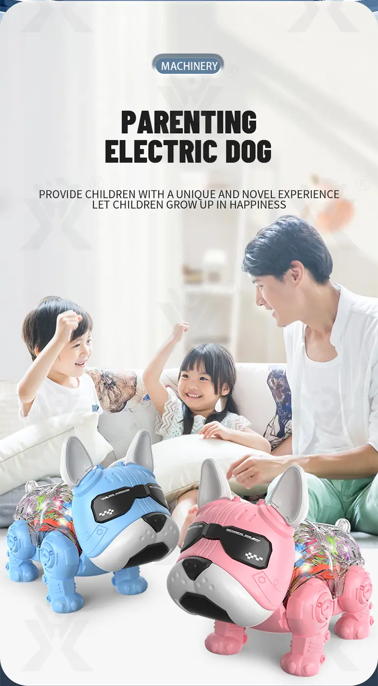 Walking Robot Dog Toy, Transparent Gear Rear (TG4141679) — product detail panel 4
