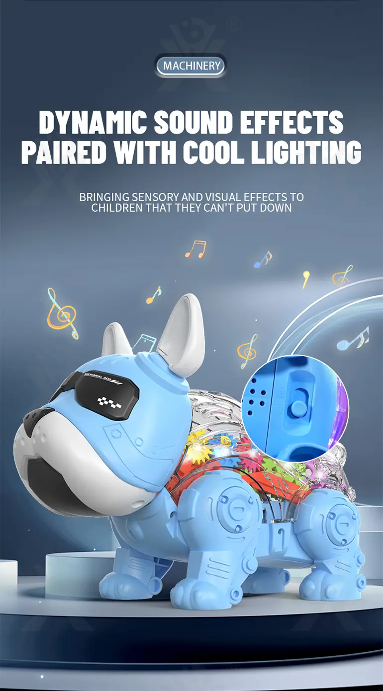 Walking Robot Dog Toy, Transparent Gear Rear (TG4141679) — product detail panel 5