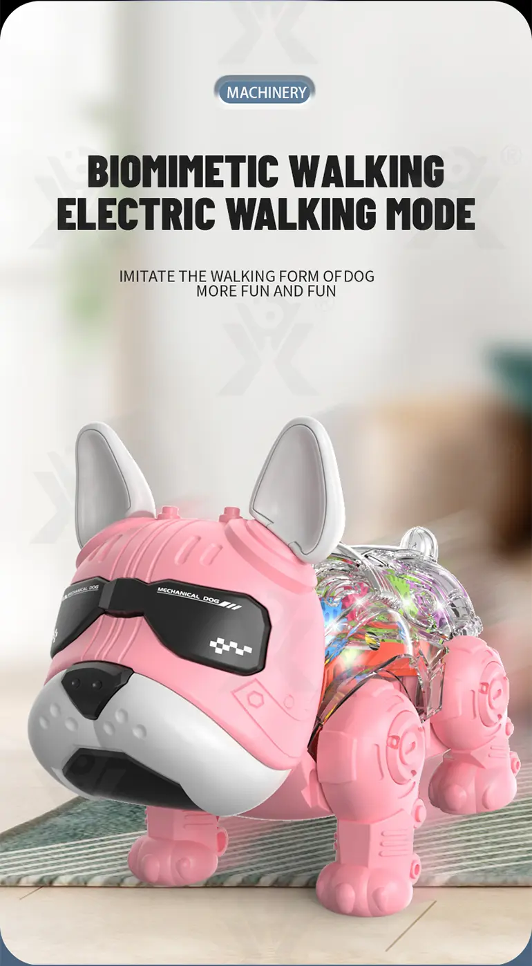 Walking Robot Dog Toy, Transparent Gear Rear (TG4141679) — product detail panel 6