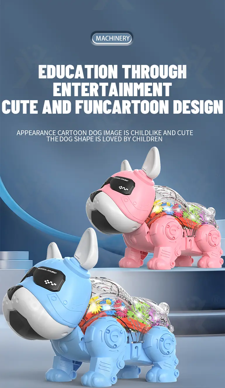 Walking Robot Dog Toy, Transparent Gear Rear (TG4141679) — product detail panel 7