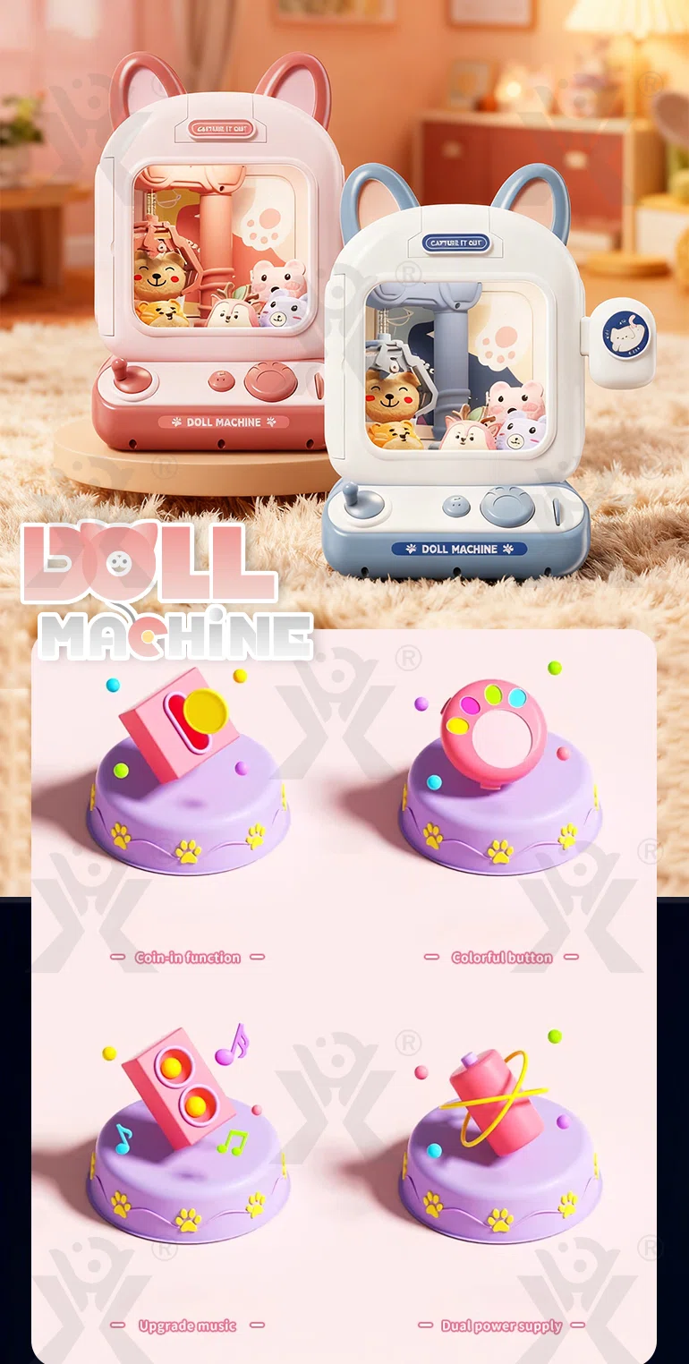 Kitten Doll Machine Toy For Kids, Mini Claw Machine Wholesale (TG5082913) — product detail panel 1