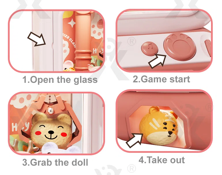 Kitten Doll Machine Toy For Kids, Mini Claw Machine Wholesale (TG5082913) — product detail panel 4