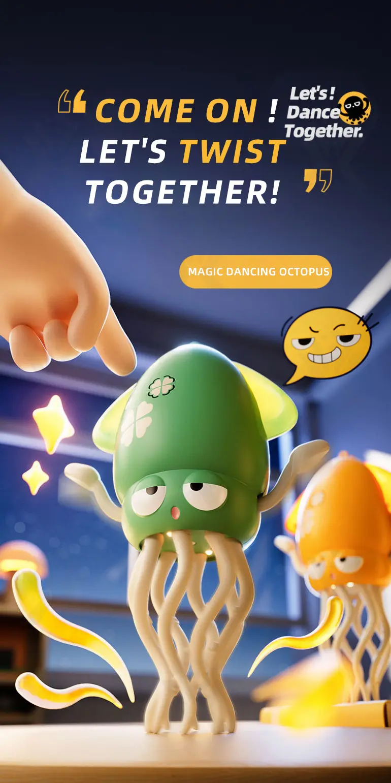 Dancing Octopus Toy For Toddlers (TG4956345) — product detail panel 1