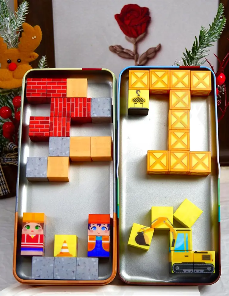 Travel Magnetic Blocks Toys, Portable Mini Size (TG5060586) — product detail panel 6
