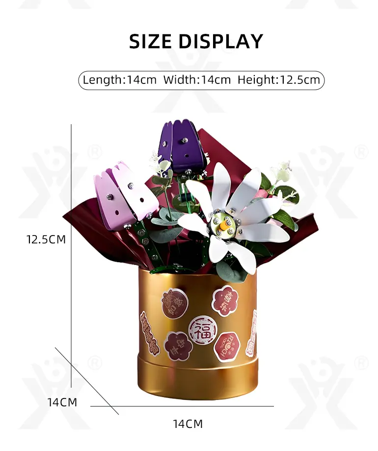 Metal Flower DIY Bouquet, External Flower (TG5069421) — product detail panel 11