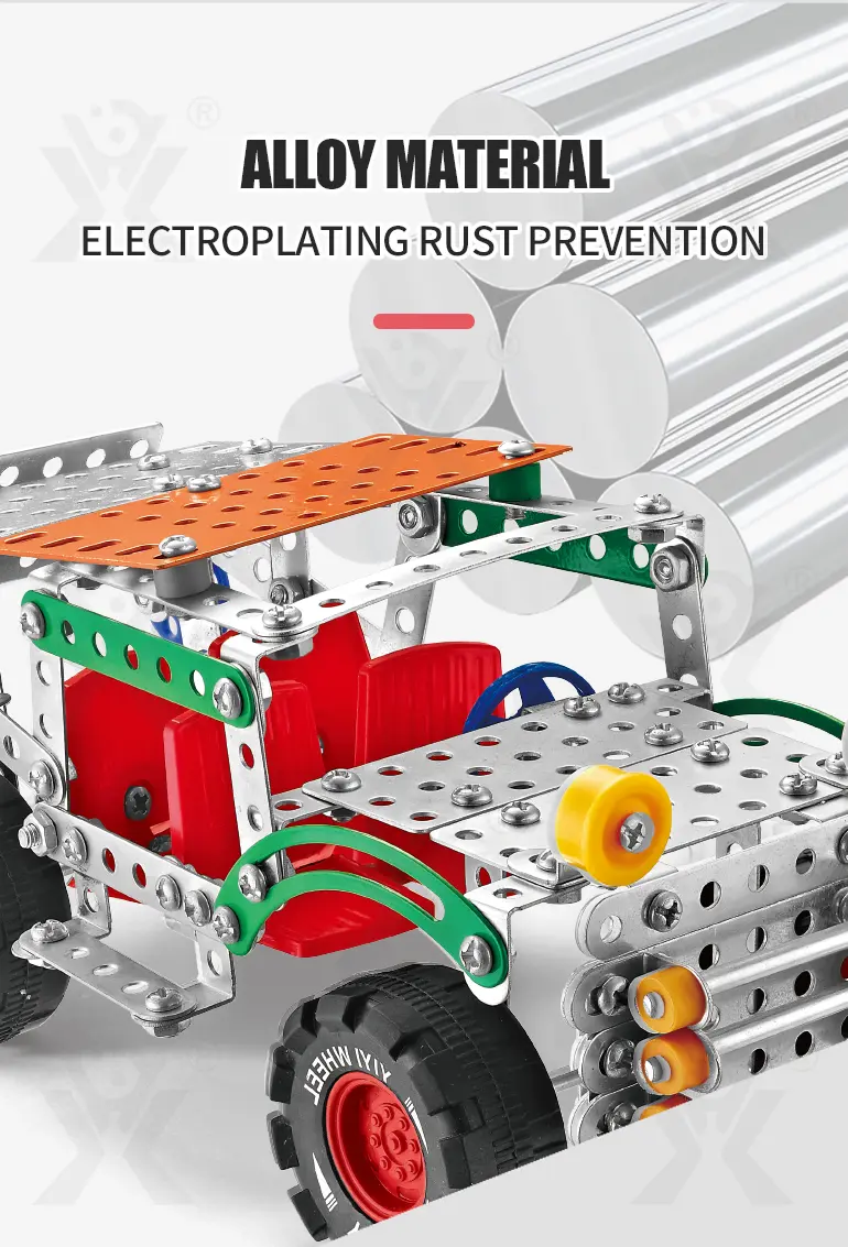 Metallic Assembly Racing Car, Metal Construction Toys Supply (TG4356801) — product detail panel 4