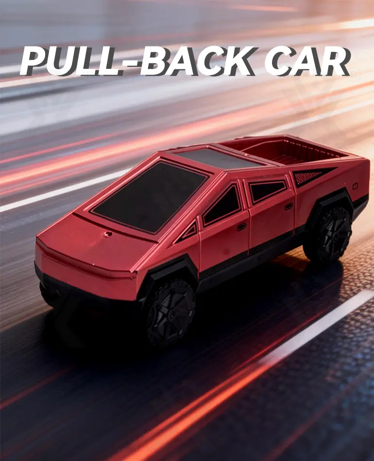 Cyber Truck Pull-Back Toy Car Set (TG5157484) — product detail panel 1