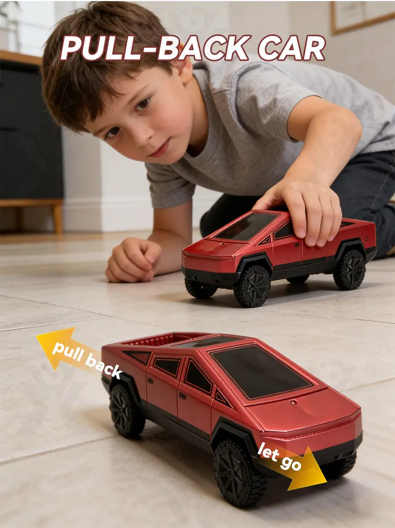 Cyber Truck Pull-Back Toy Car Set (TG5157484) — product detail panel 3