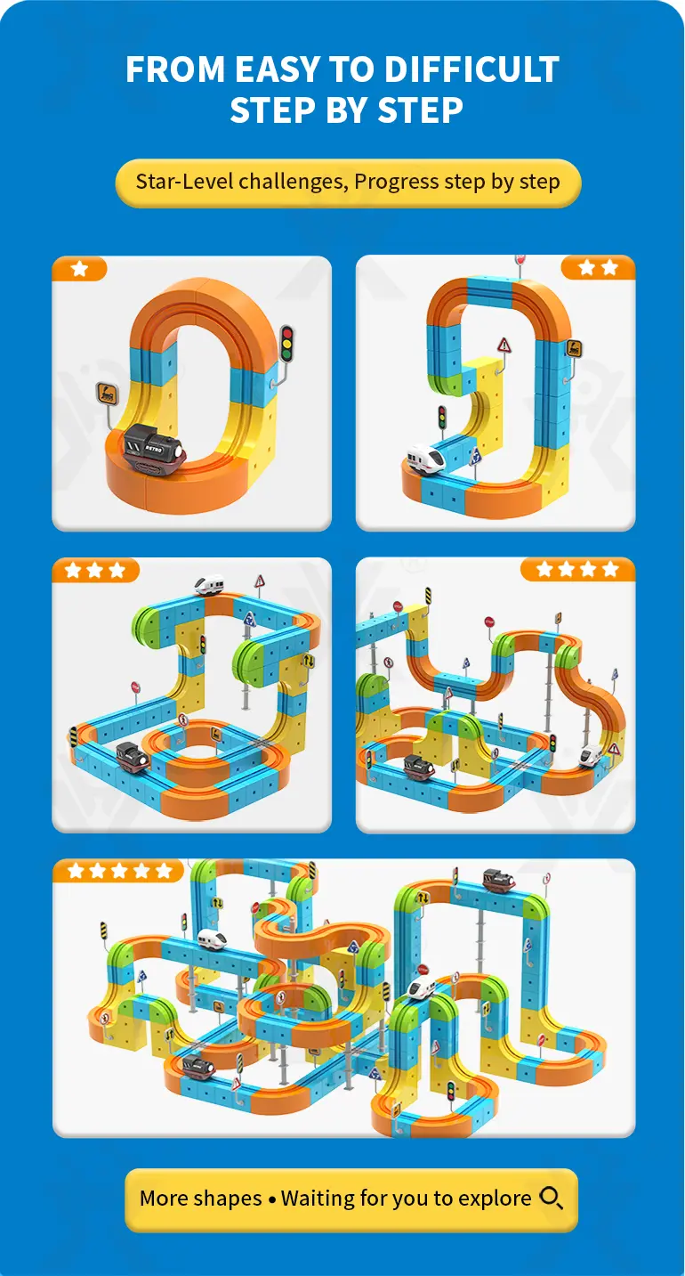Magnetic Train Track Set, Electric Train Toy Set (TG5165768) — product detail panel 2