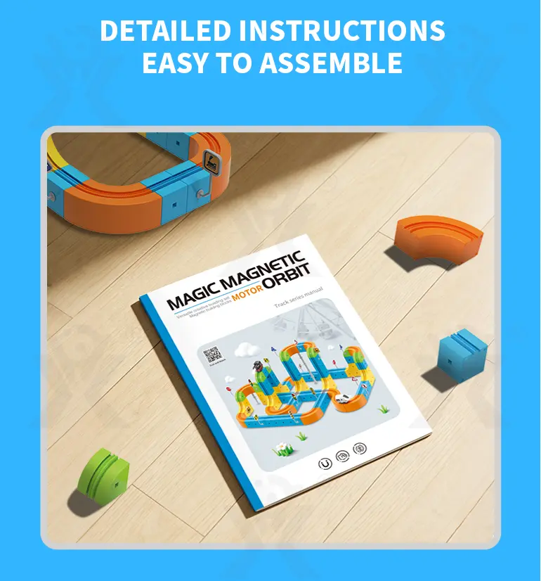 Magnetic Train Track Set, Electric Train Toy Set (TG5165768) — product detail panel 8