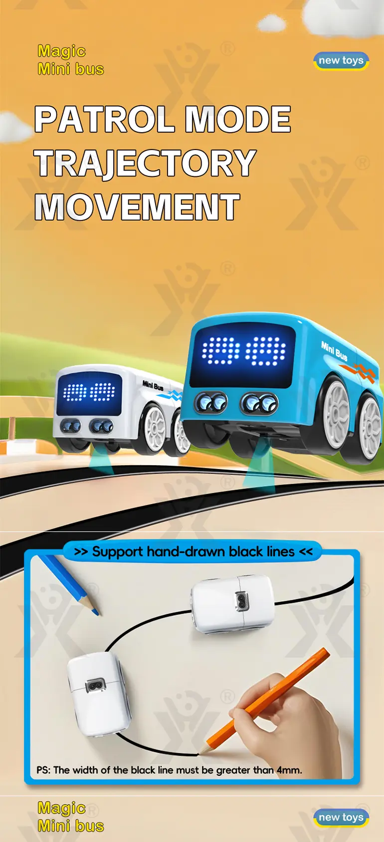 Magic RC Mini Bus, 4 Modes (TG5010734) — product detail panel 8