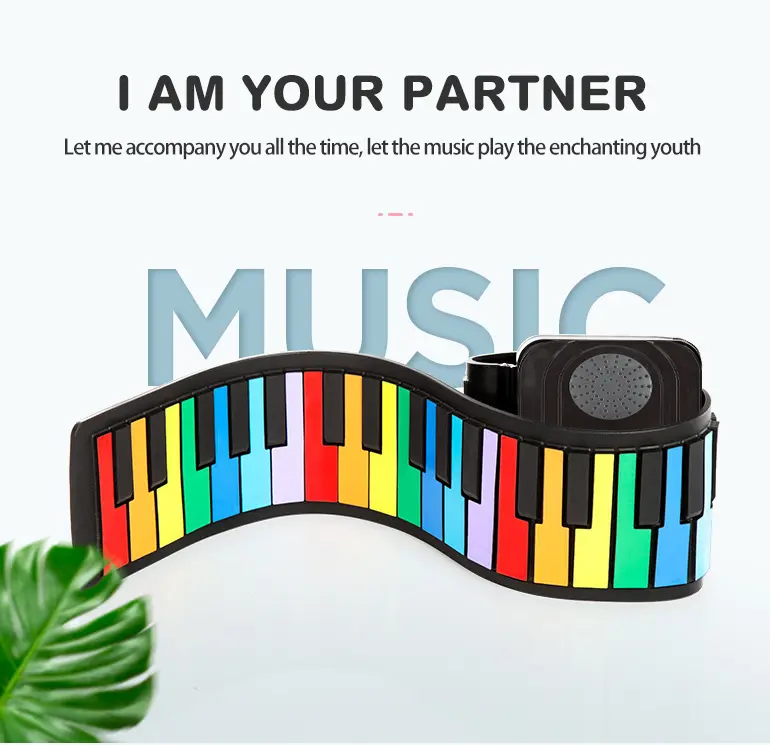 Digital Roll-Up Silicone Piano Keyboard (TG4480810) — product detail panel 3