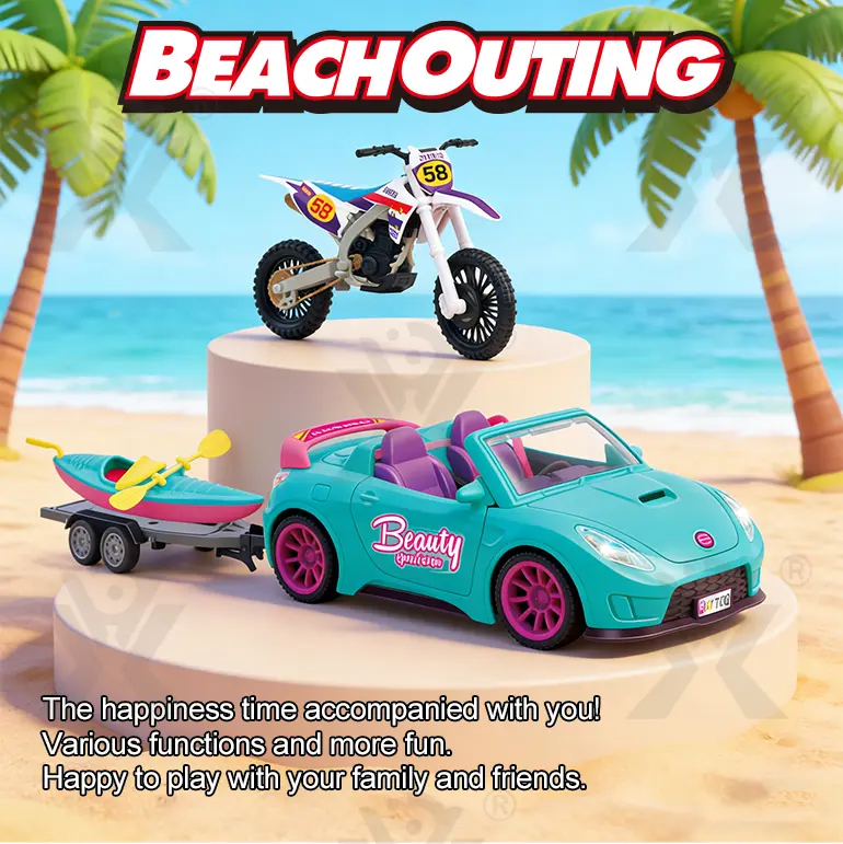Doll Car Set, Beach Sports Car Wholesale For Kids (TG5175206) — product detail panel 1