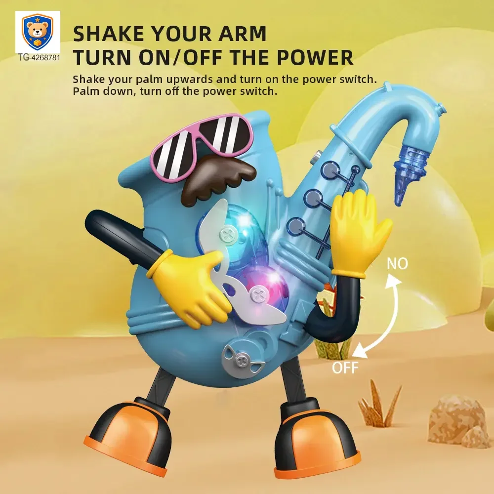 Dancing Saxophone Toy, Building the Sense of Rhythm — product view 5
