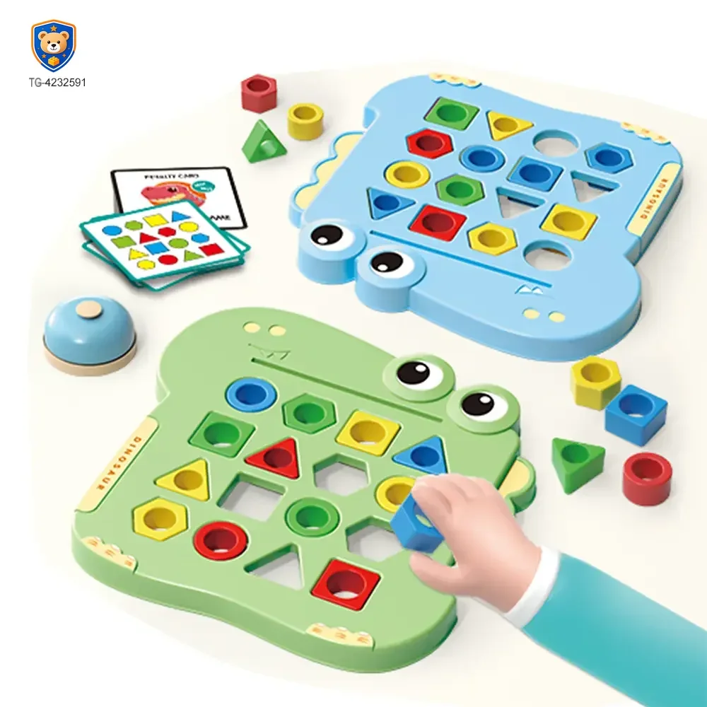 Shape Pairing Puzzle Toy, Dinosaur Outlook — product view 1