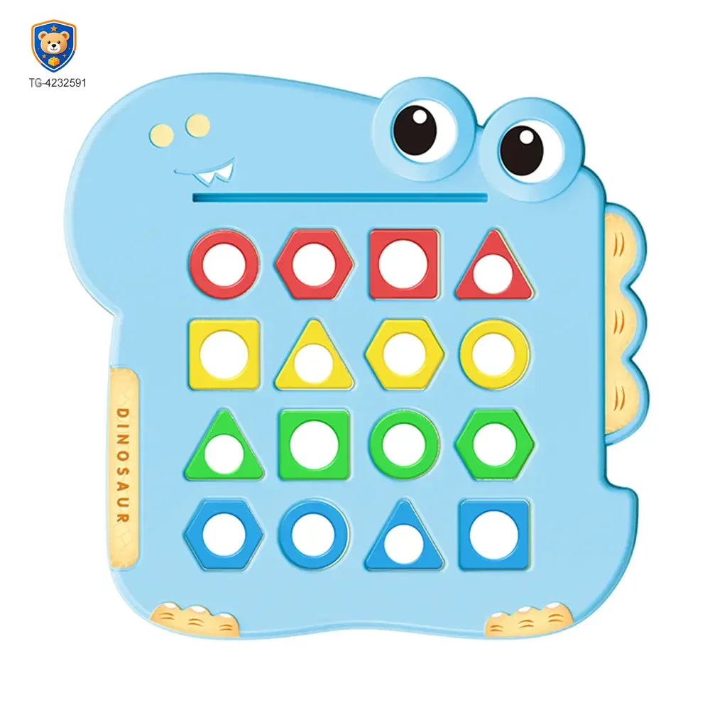 Shape Pairing Puzzle Toy, Dinosaur Outlook — product view 9