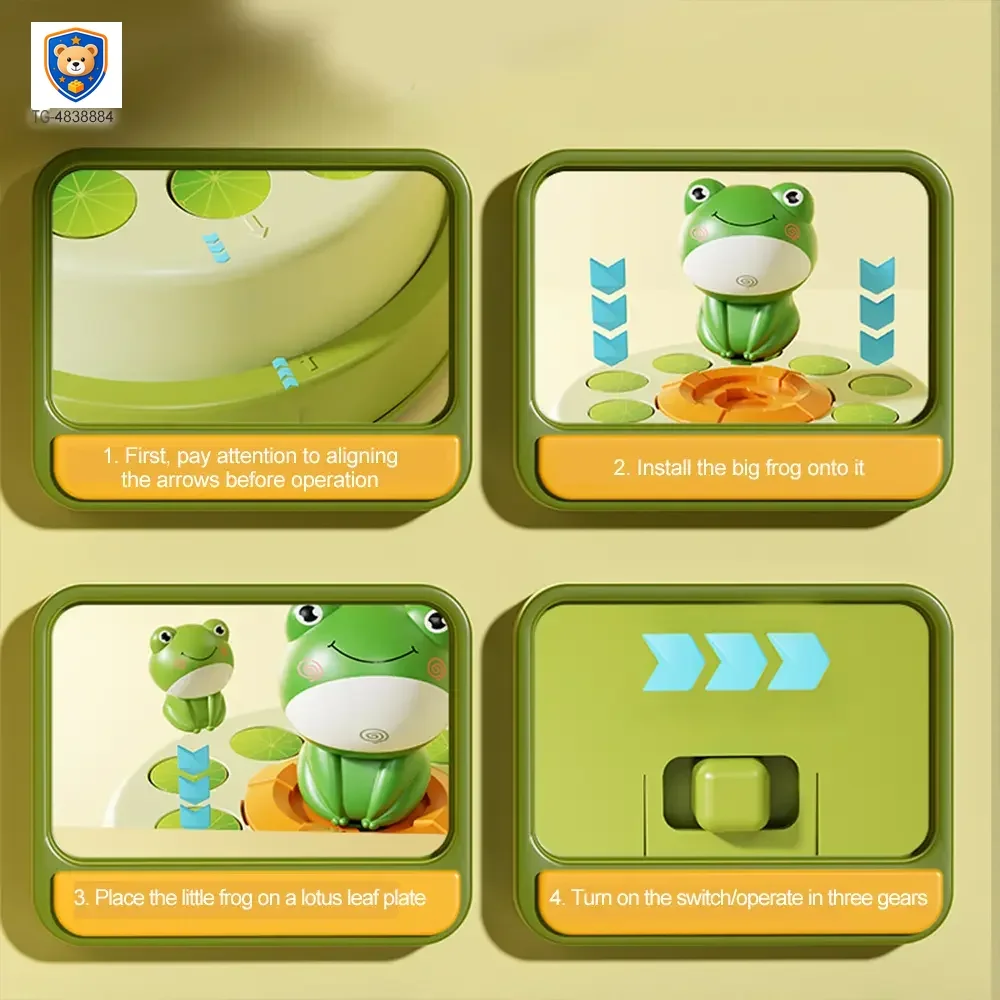 Frog Bounce and Catch Game Toy — product view 2