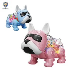 Walking Robot Dog Toy, Transparent Gear Rear