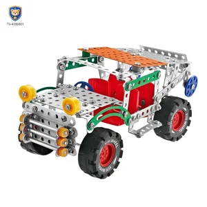 Metallic Assembly Racing Car, Metal Construction Toys Supply